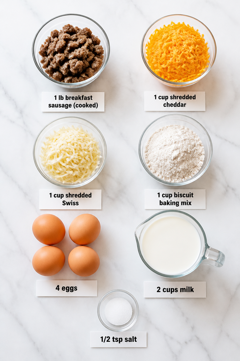 Impossibly Easy Breakfast Bake Crowd Size