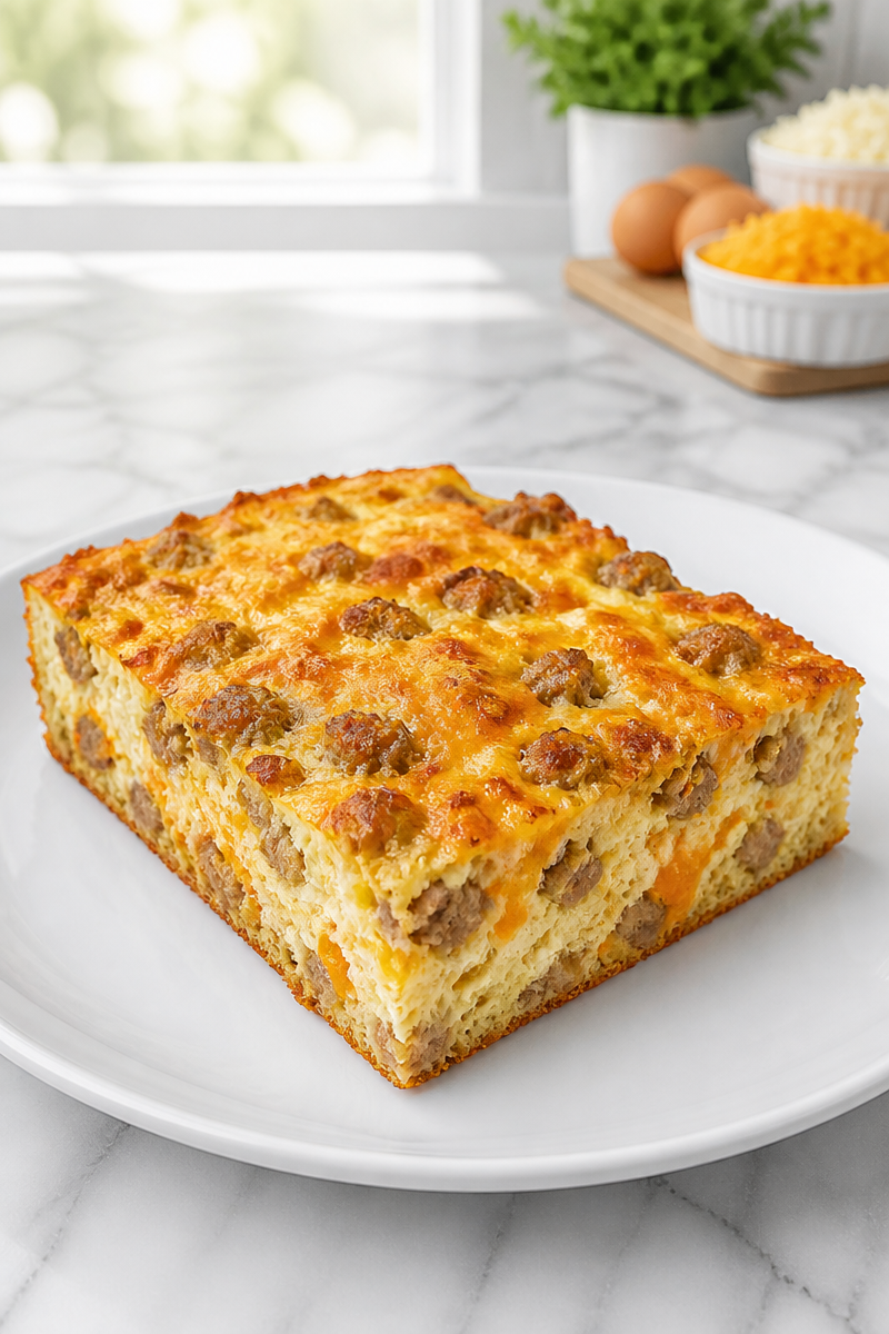 Impossibly Easy Breakfast Bake Crowd Size