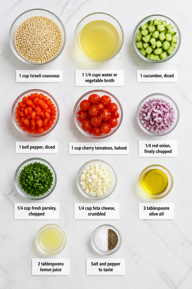 Israeli Couscous Salad Recipe