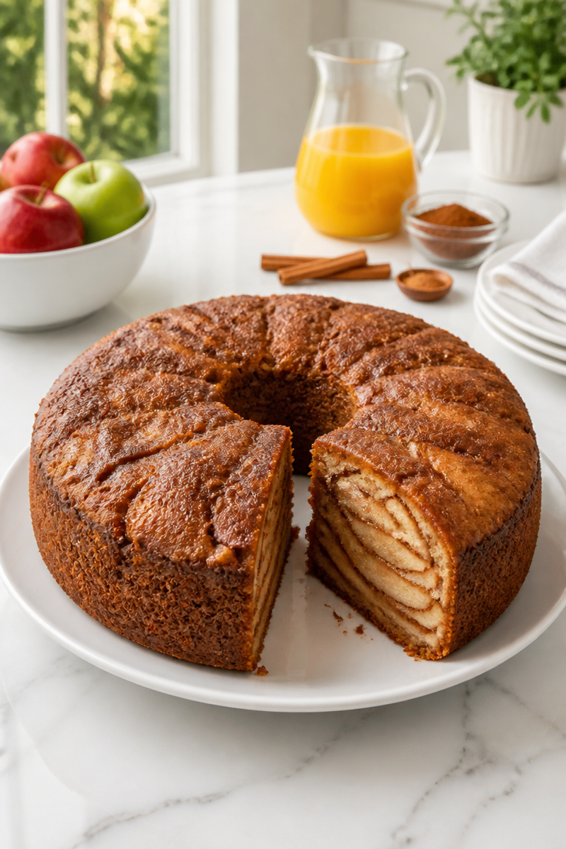 Jewish Apple Cake For Rosh Hashanah