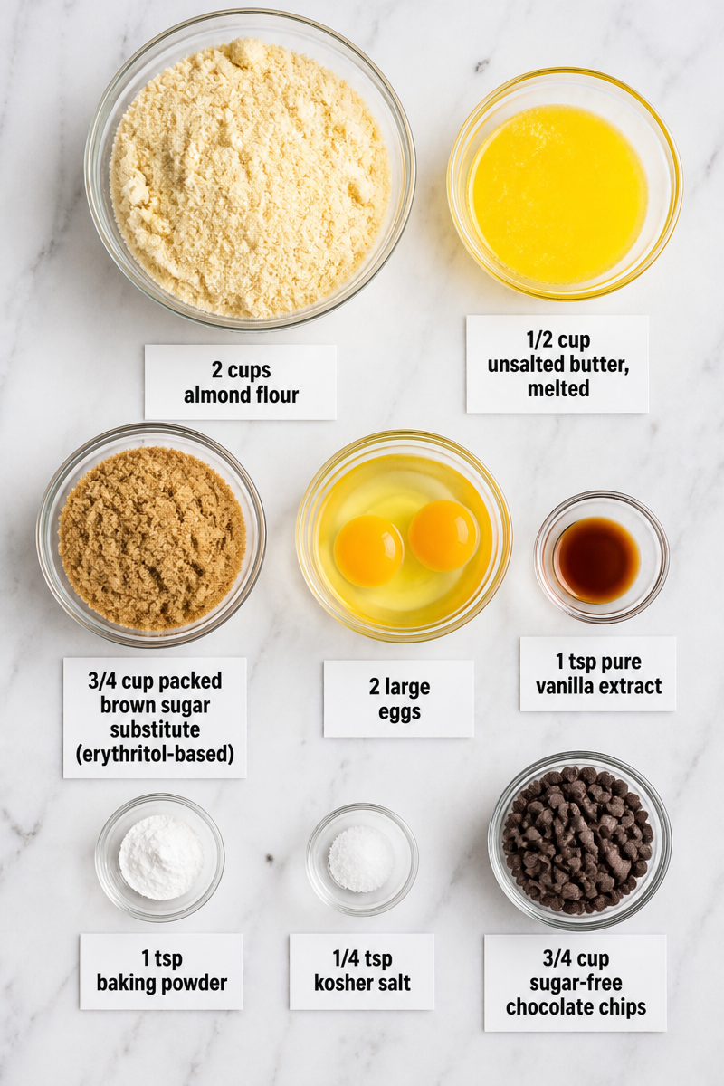 Keto Almond Flour Chocolate Blondie Keto Almond Flour Chocolate Blondie