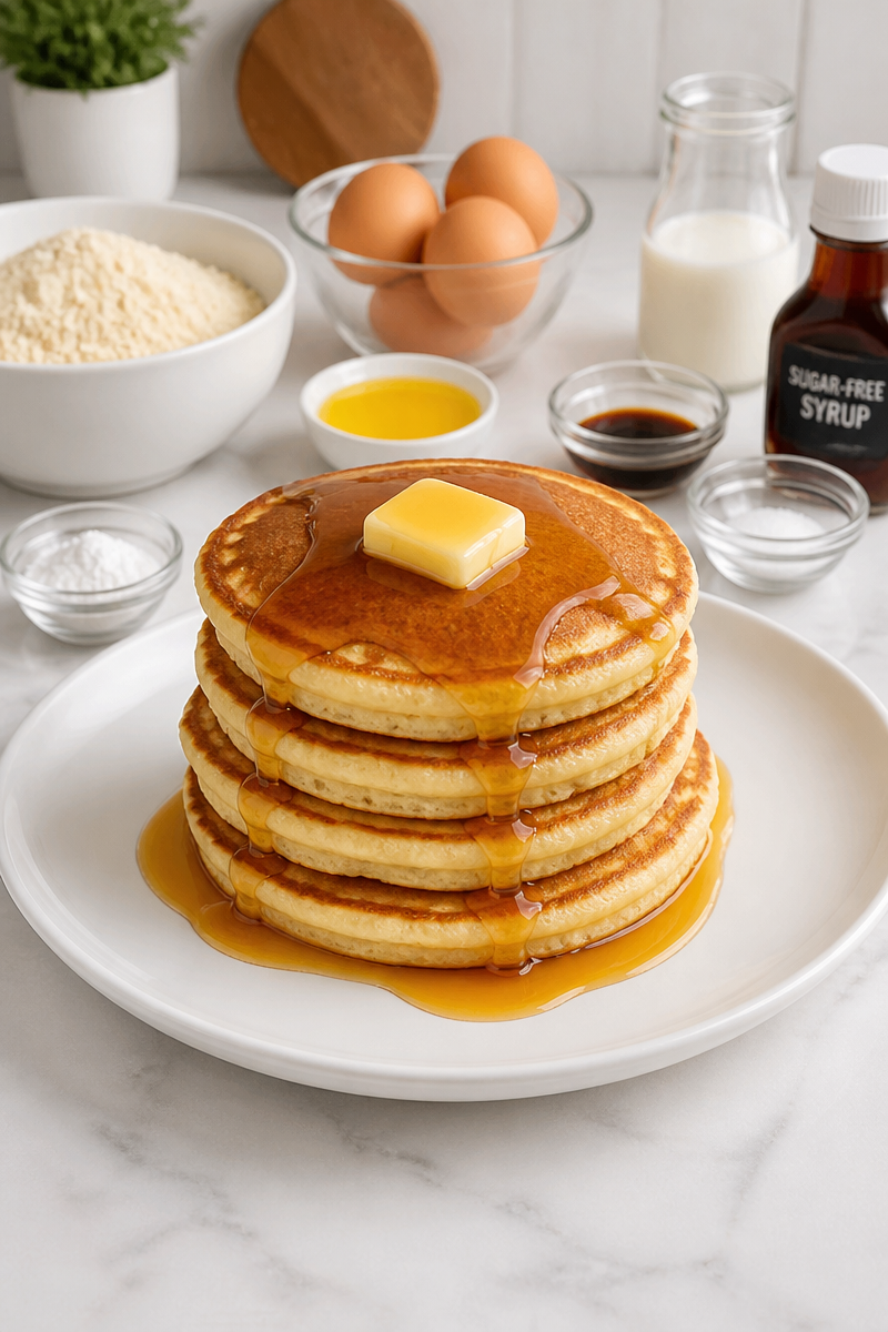 Keto Almond Flour Pancakes Recipe Keto Almond Flour Pancakes Recipe