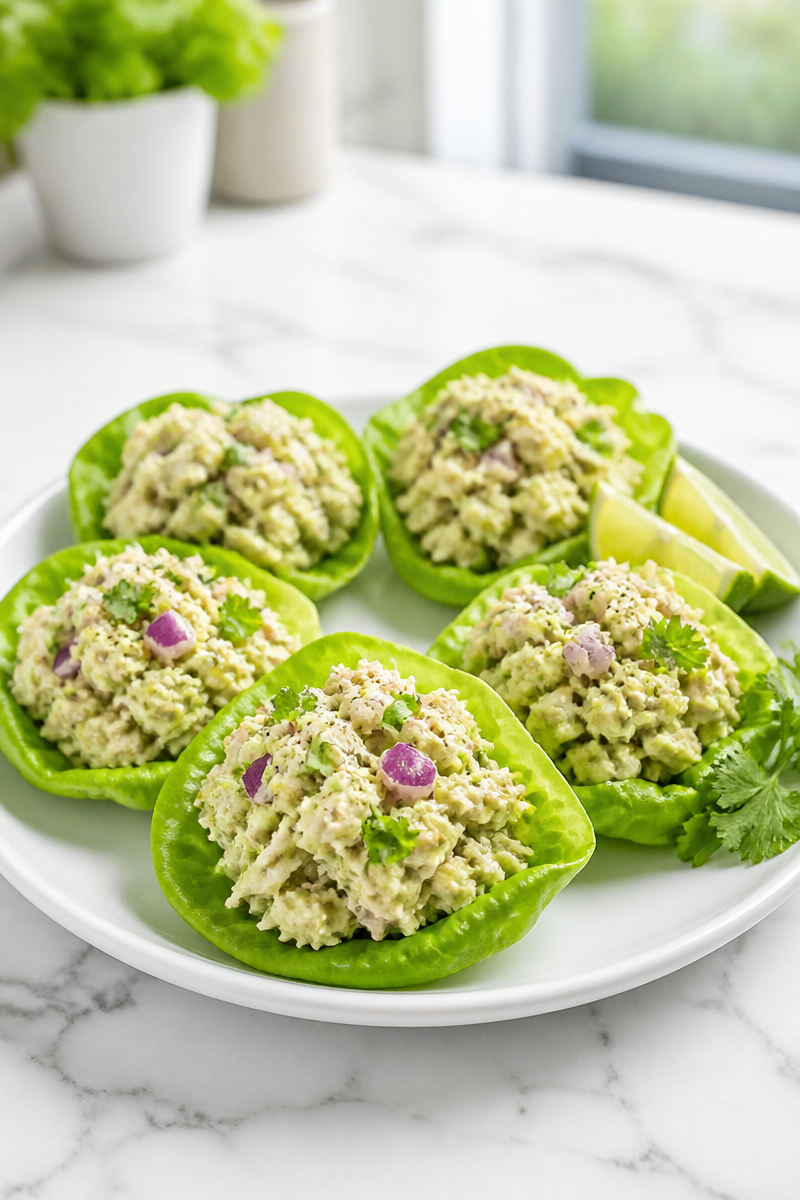 Keto Avocado Chicken Salad Recipe