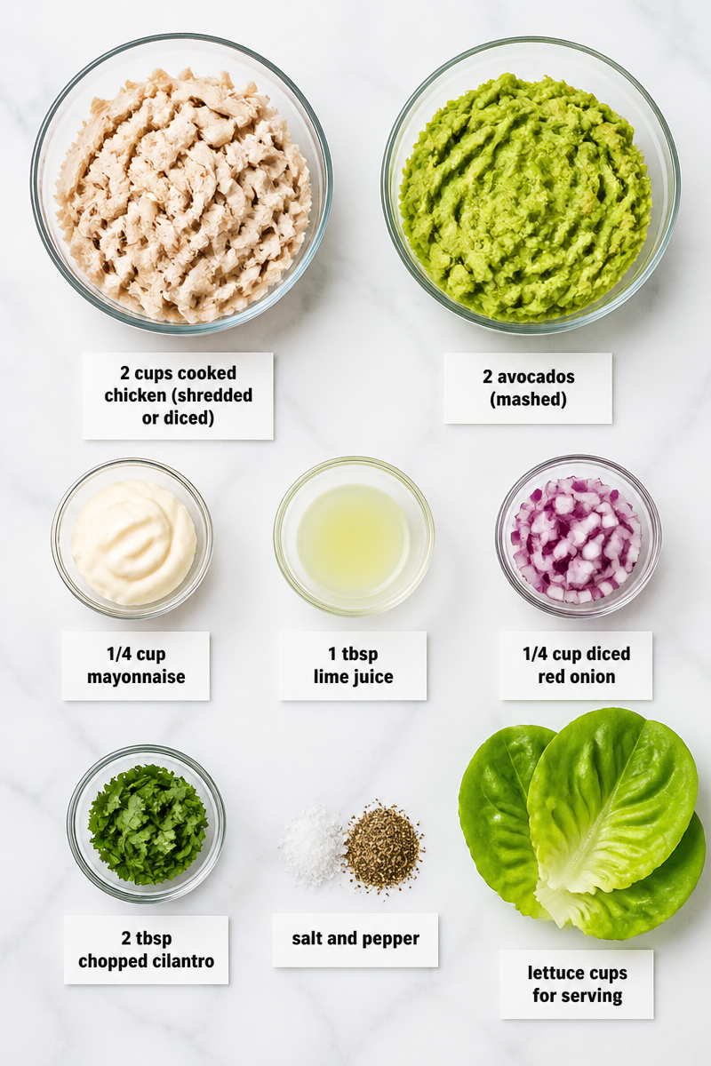 Keto Avocado Chicken Salad Recipe