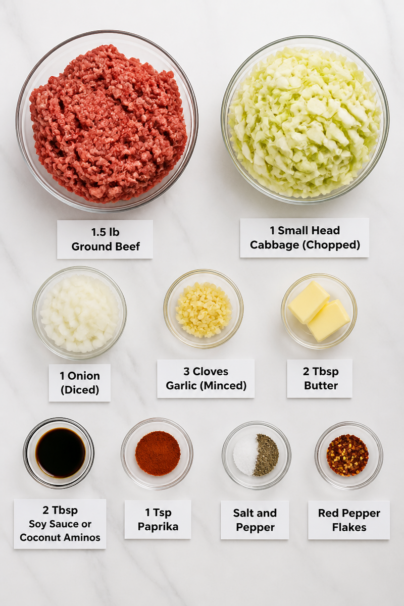 Keto Beef And Cabbage Skillet Keto Beef And Cabbage Skillet