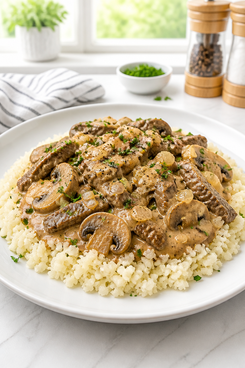 Keto Beef Stroganoff Skillet Recipe Keto Beef Stroganoff Skillet Recipe