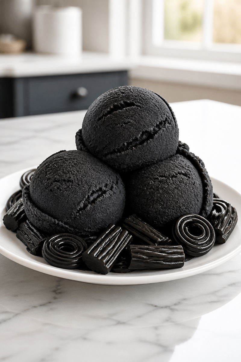 Keto Black Licorice Ice Cream