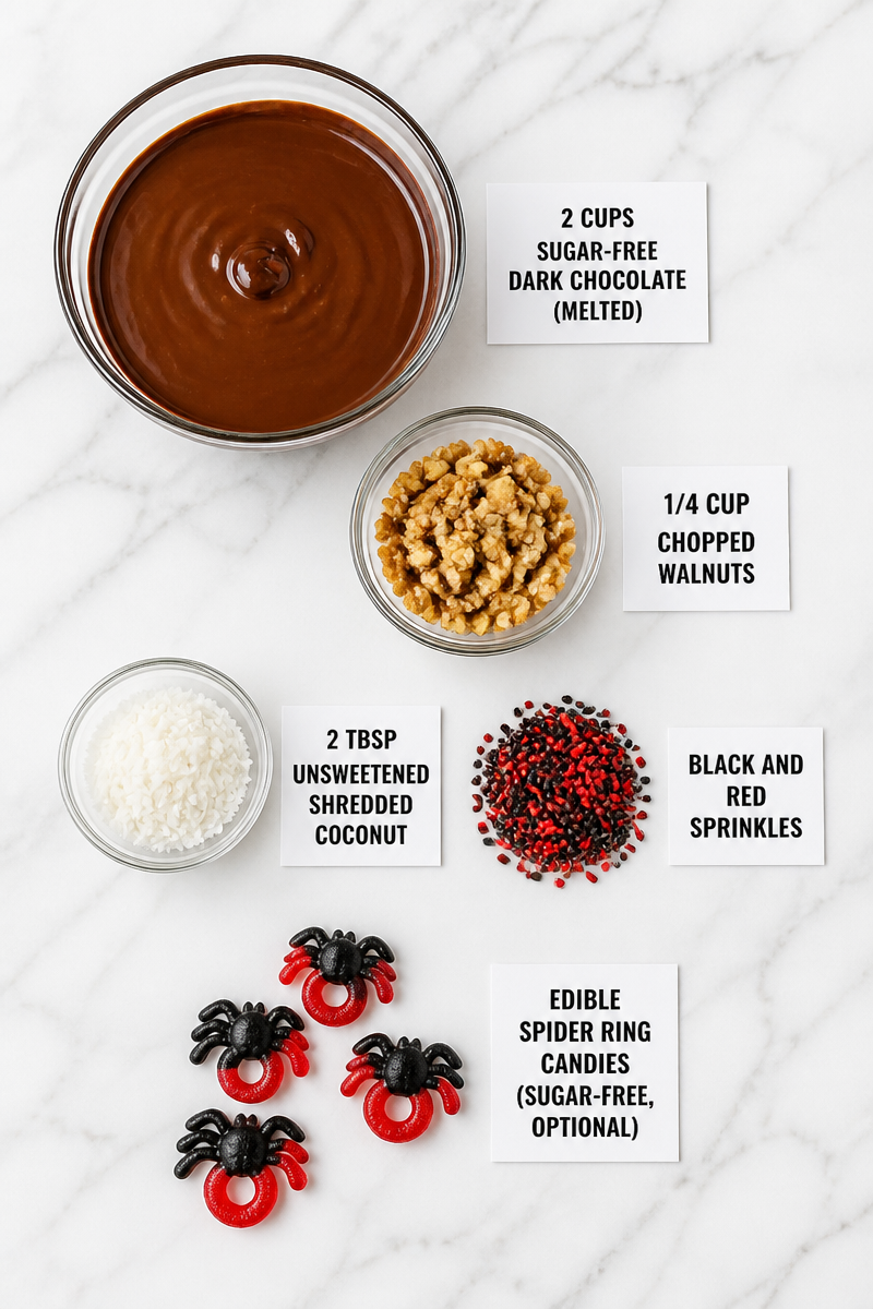 Keto Black Widow Chocolate Bark