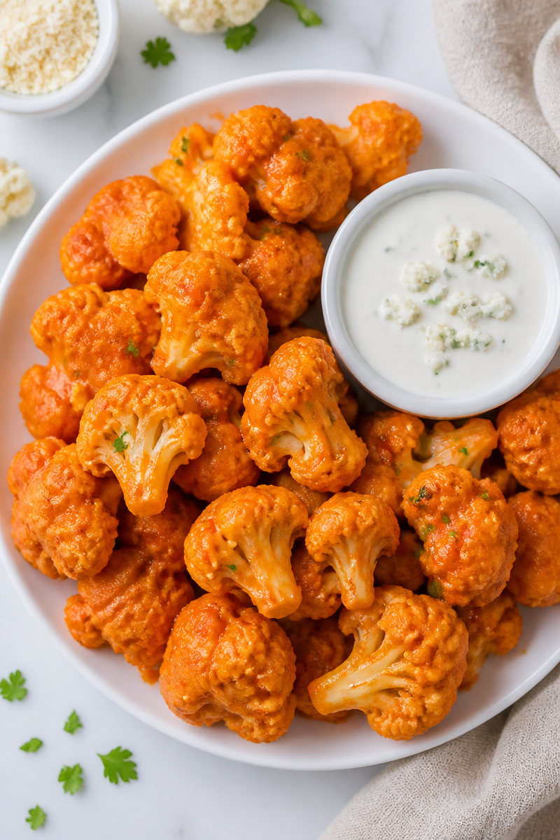 Keto Buffalo Cauliflower Bites Recipe Keto Buffalo Cauliflower Bites Recipe