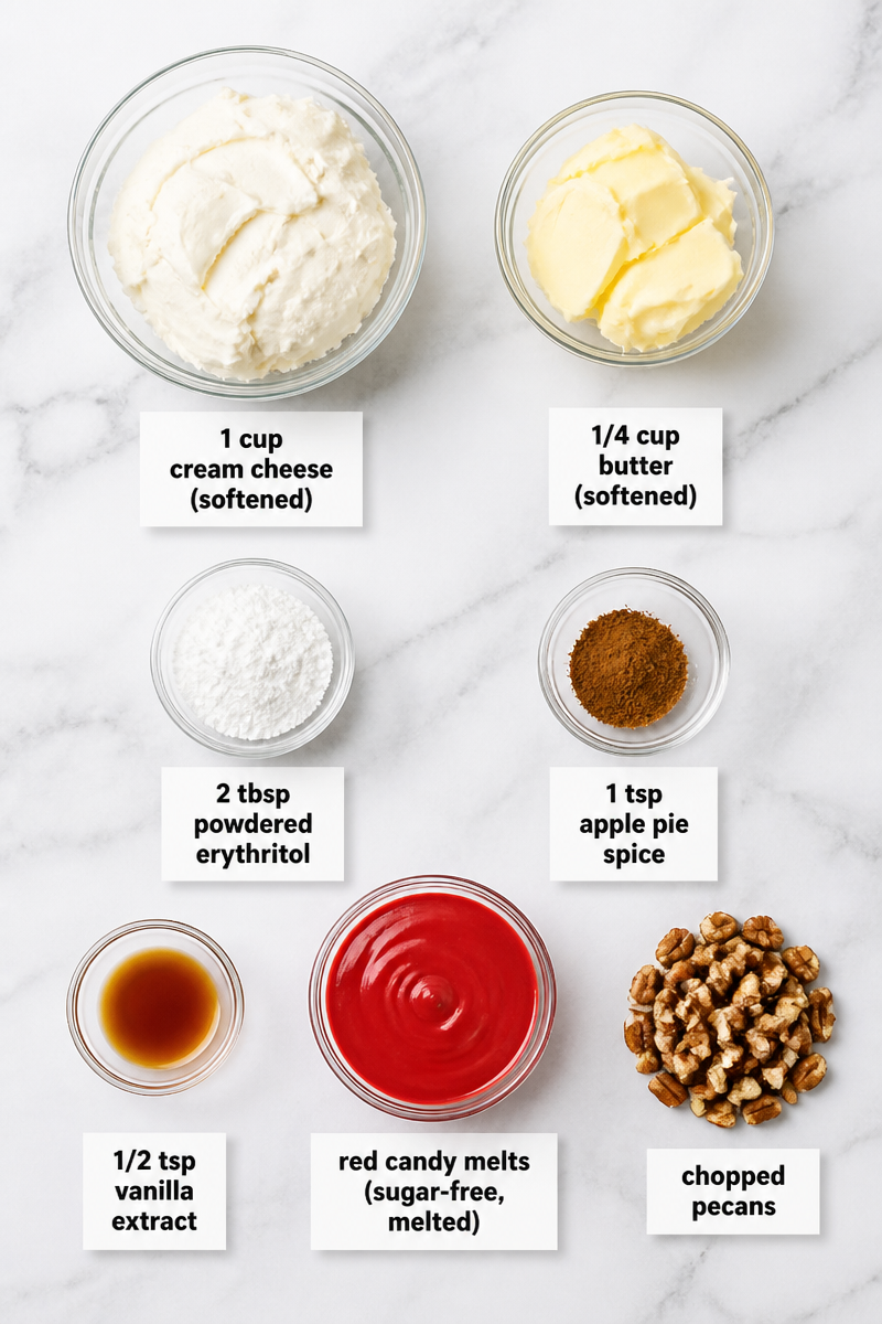 Keto Candy Apple Fat Bombs