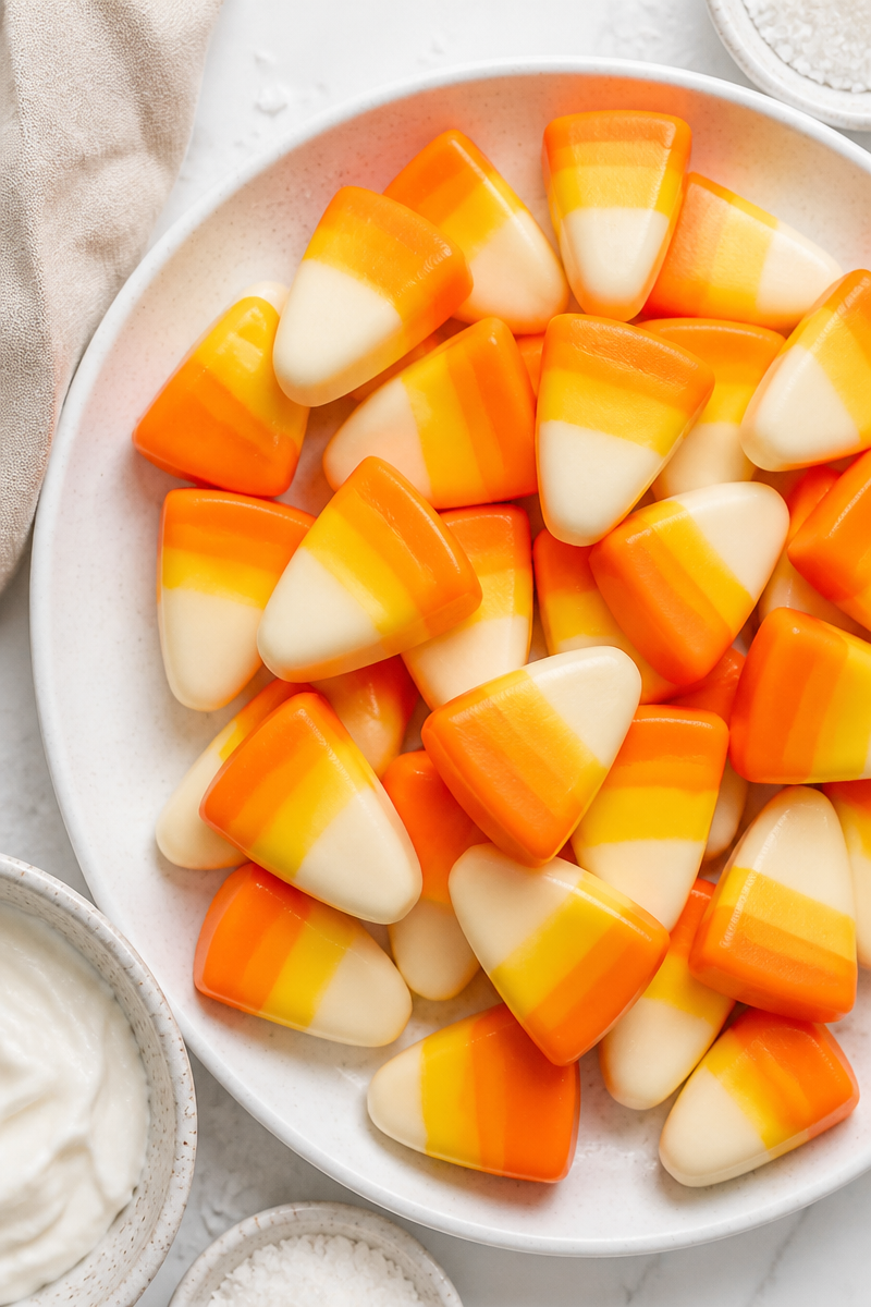 Keto Candy Corn Fat Bombs Keto Candy Corn Fat Bombs