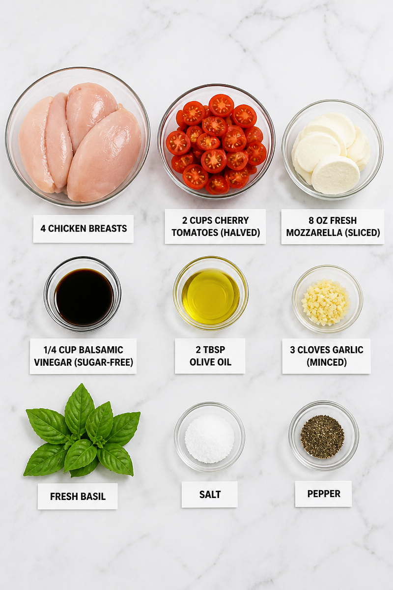 Keto Caprese Chicken Skillet Recipe Keto Caprese Chicken Skillet Recipe