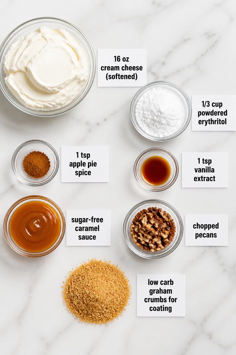 Keto Caramel Apple Cheesecake Bites Keto Caramel Apple Cheesecake Bites