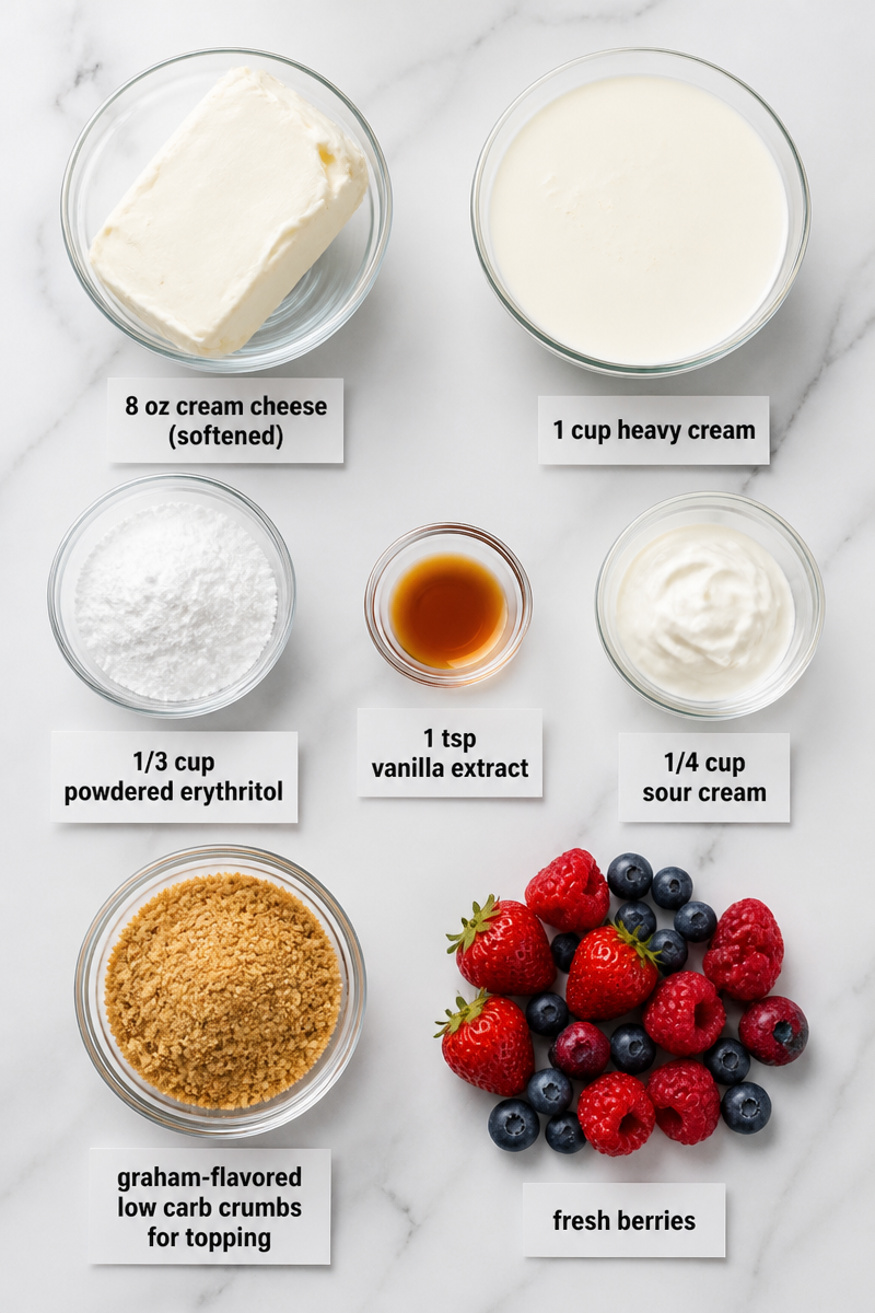 Keto Cheesecake Fluff Cups Dessert Keto Cheesecake Fluff Cups Dessert