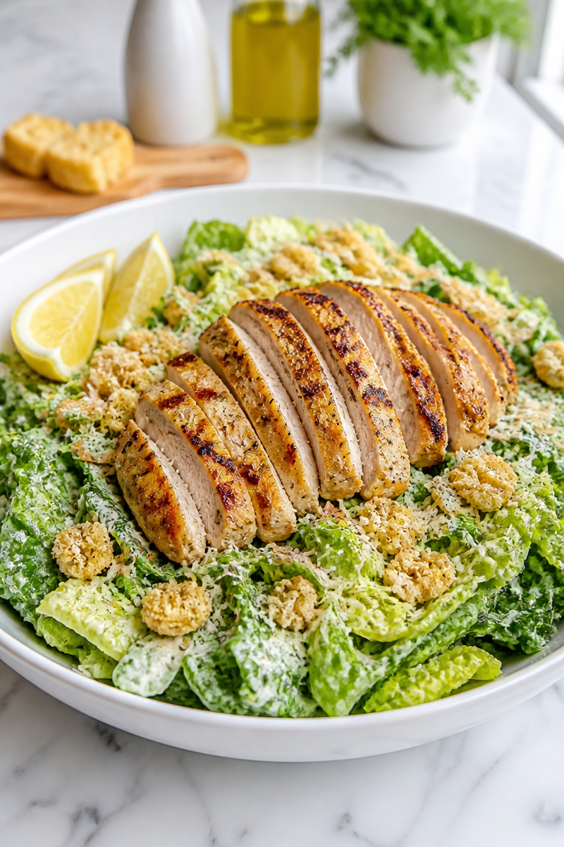 Keto Chicken Caesar Salad Bowl Keto Chicken Caesar Salad Bowl