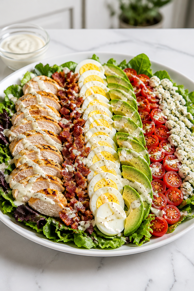 Keto Cobb Salad With Ranch Keto Cobb Salad With Ranch