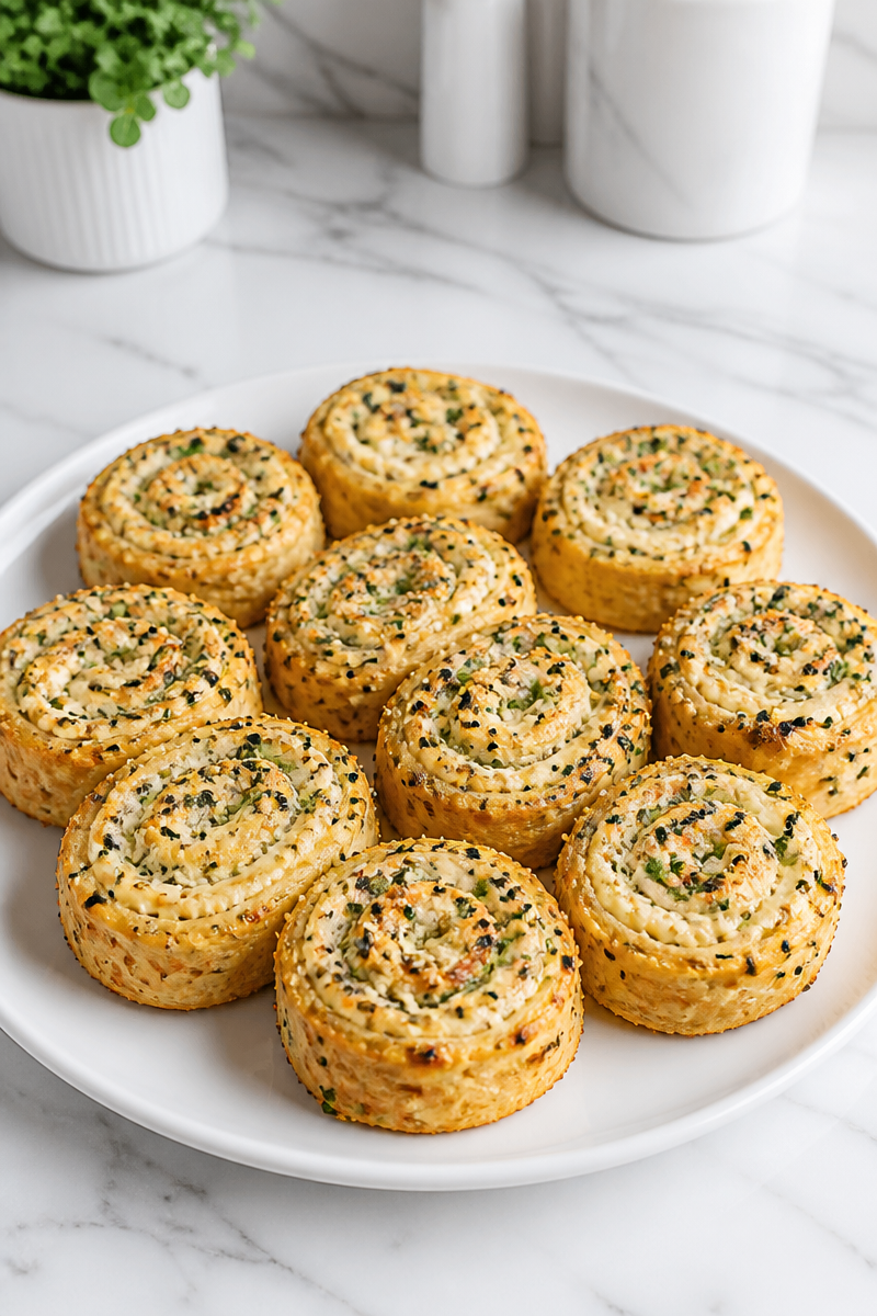 Keto Everything Bagel Cream Cheese Roll