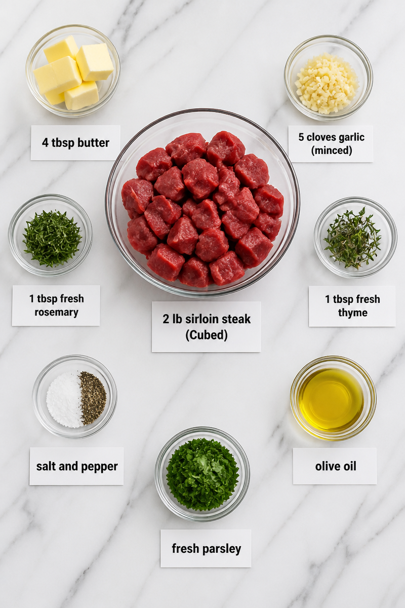 Keto Garlic Butter Steak Bites