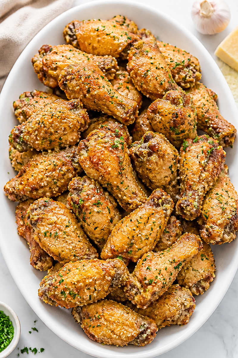 Keto Garlic Parmesan Chicken Wing Keto Garlic Parmesan Chicken Wing
