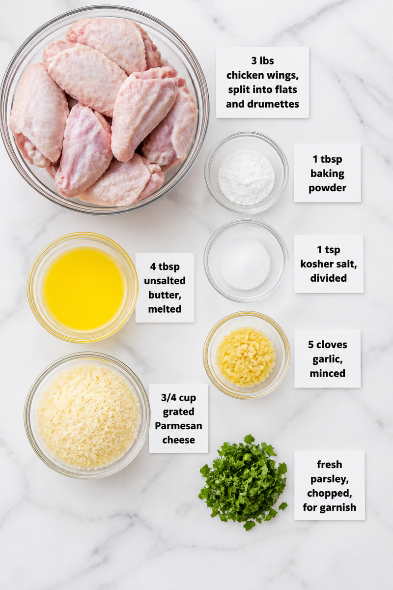 Keto Garlic Parmesan Chicken Wing Keto Garlic Parmesan Chicken Wing
