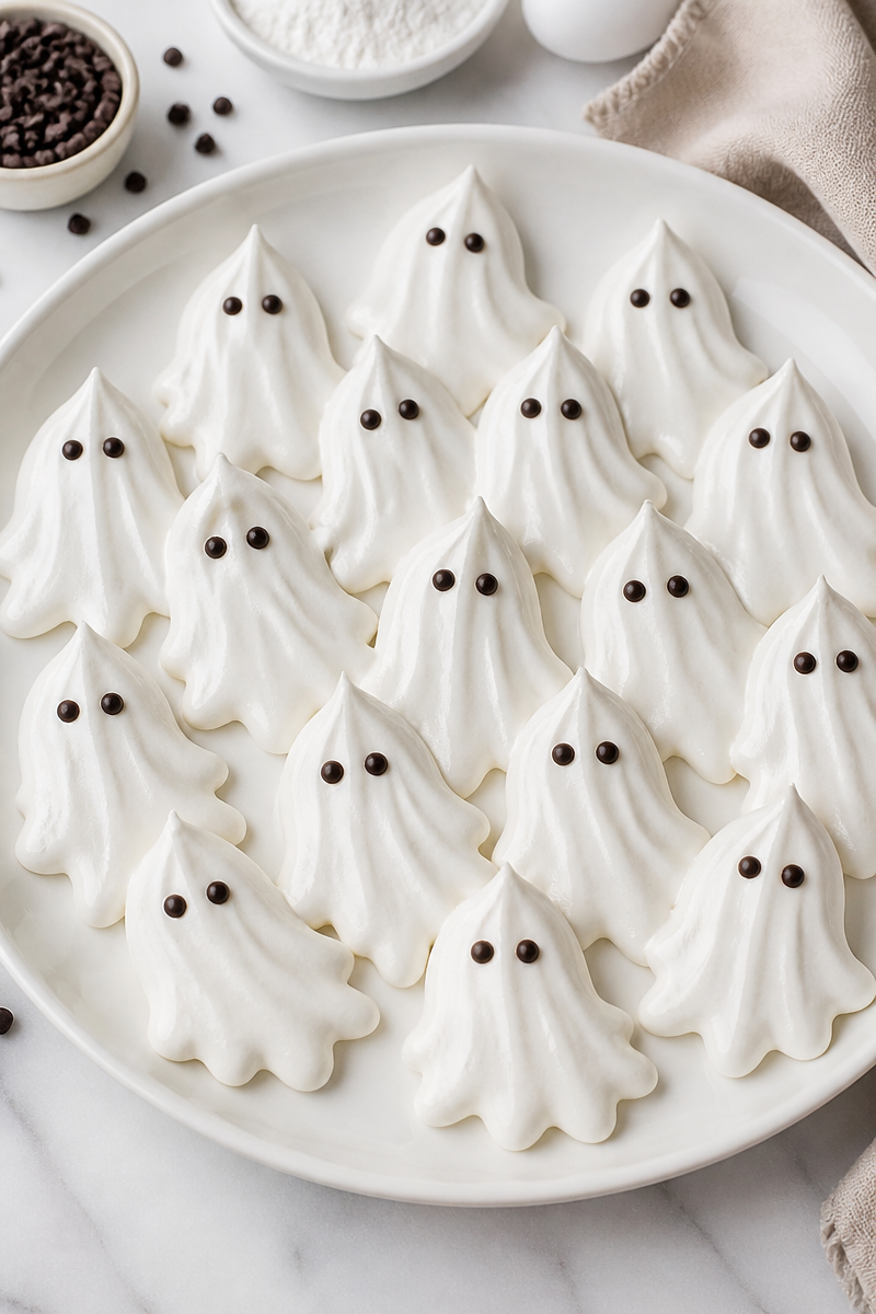 Keto Ghost Meringue Cookies Recipe Keto Ghost Meringue Cookies Recipe
