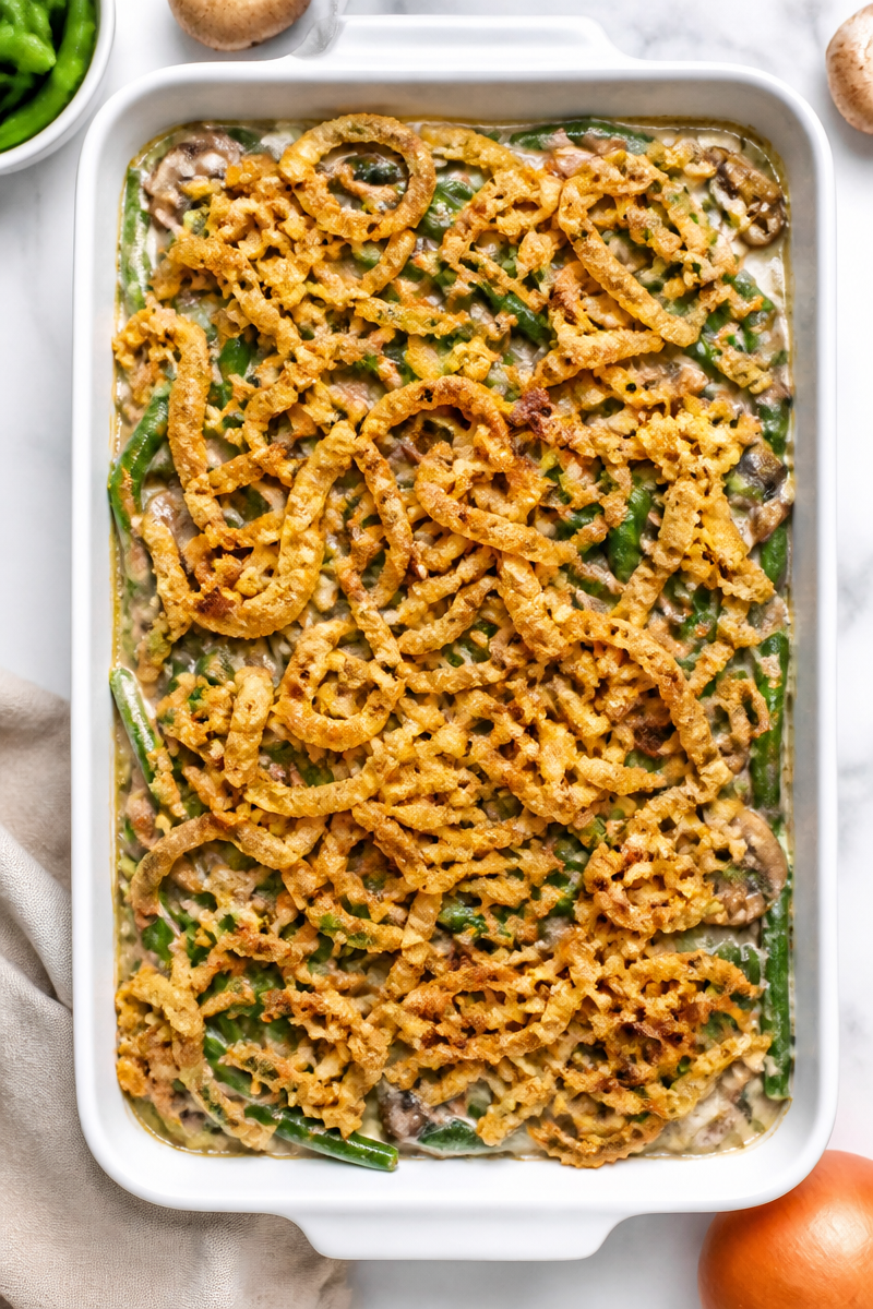 Keto Green Bean Casserole Mushroom Sauce
