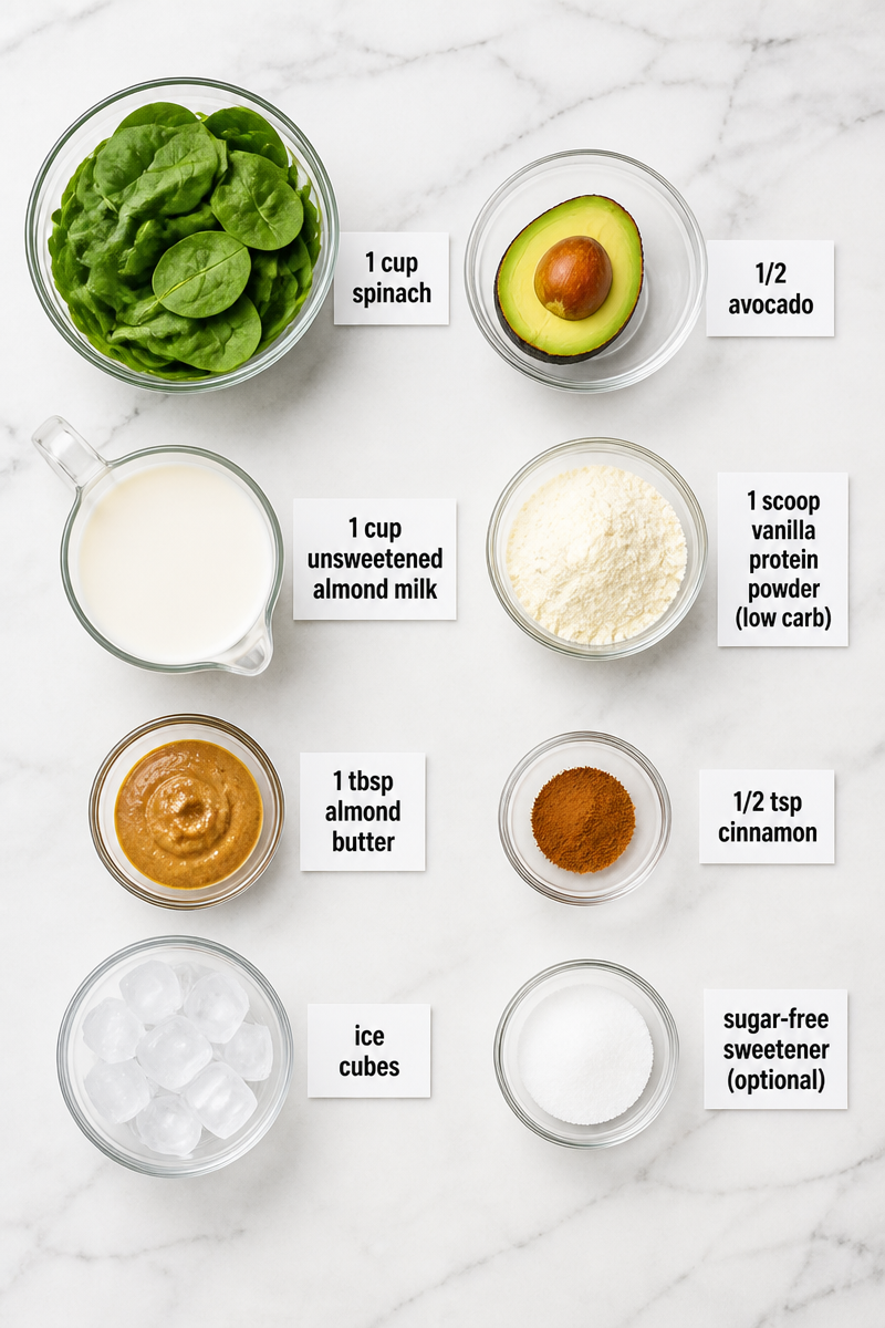 Keto Green Smoothie Protein Shake