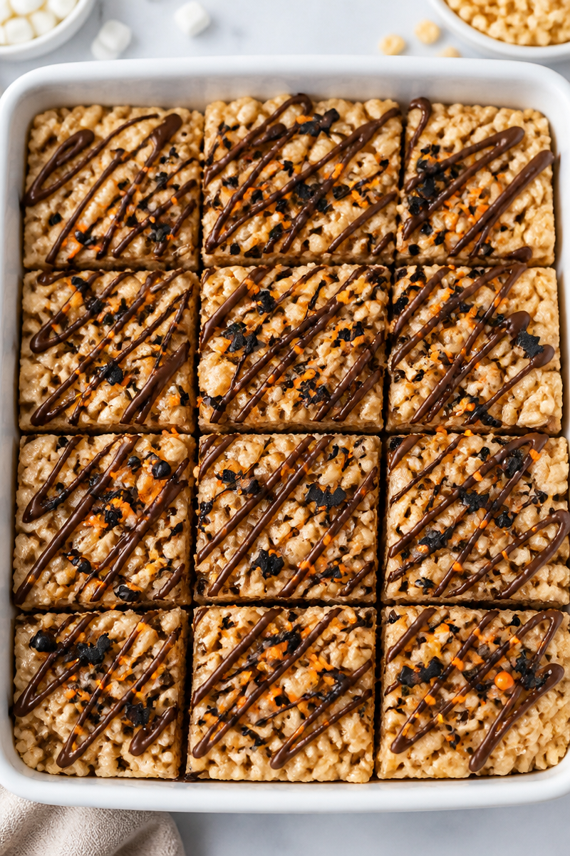 Keto Halloween Rice Krispie Treats