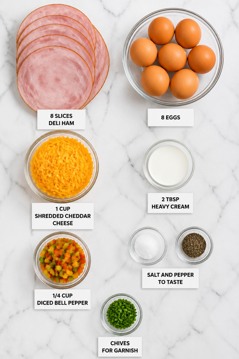 Keto Ham Cheese Breakfast Roll-Ups Keto Ham Cheese Breakfast Roll-Ups