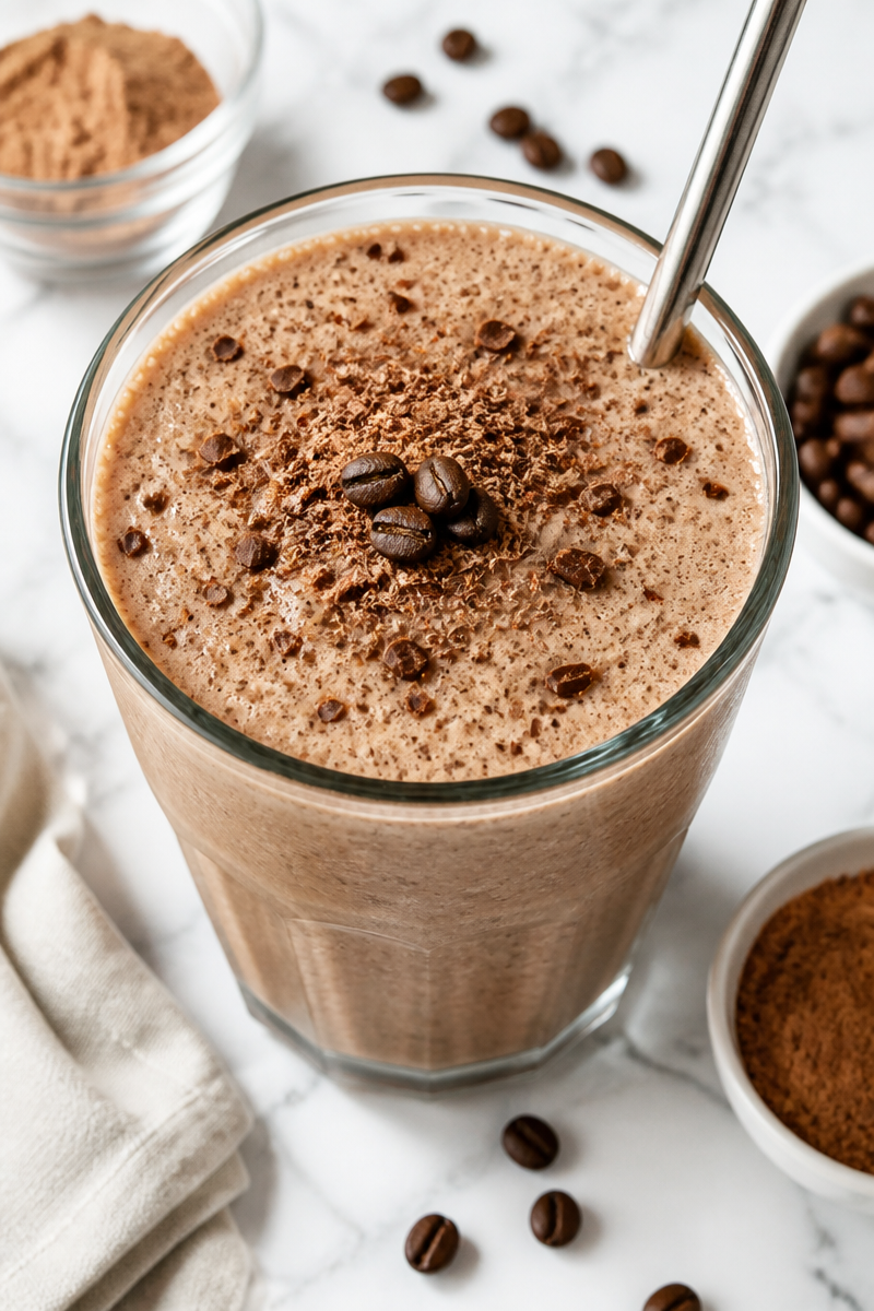 Keto Mocha Protein Coffee Smoothie Keto Mocha Protein Coffee Smoothie