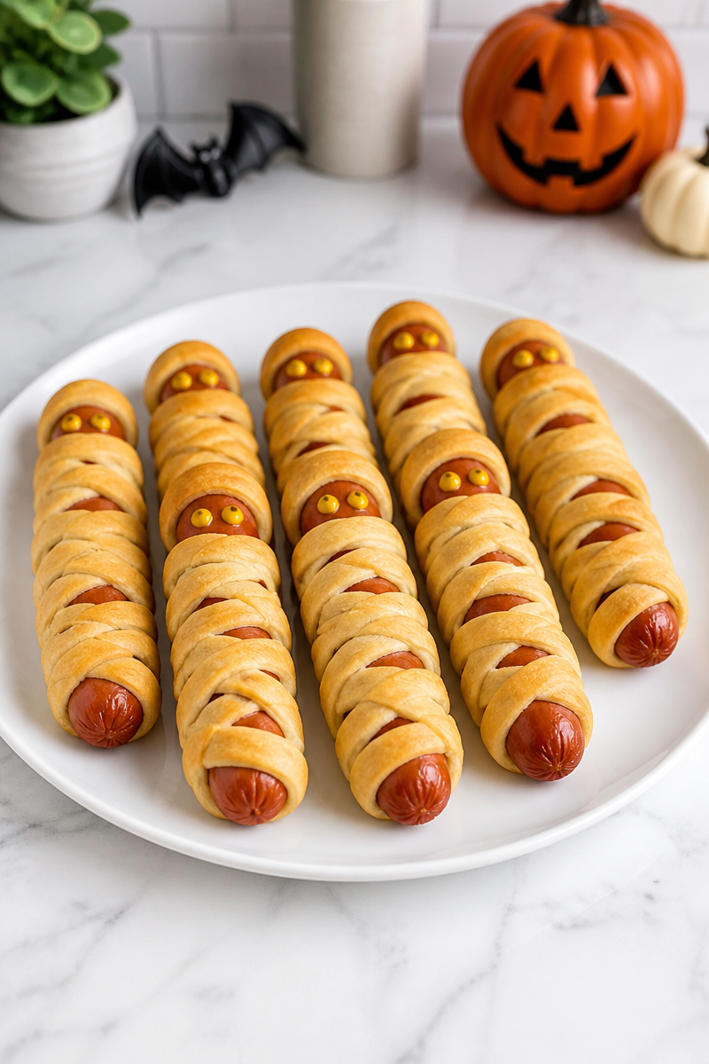 Keto Mummy Dogs Halloween Snack Keto Mummy Dogs Halloween Snack
