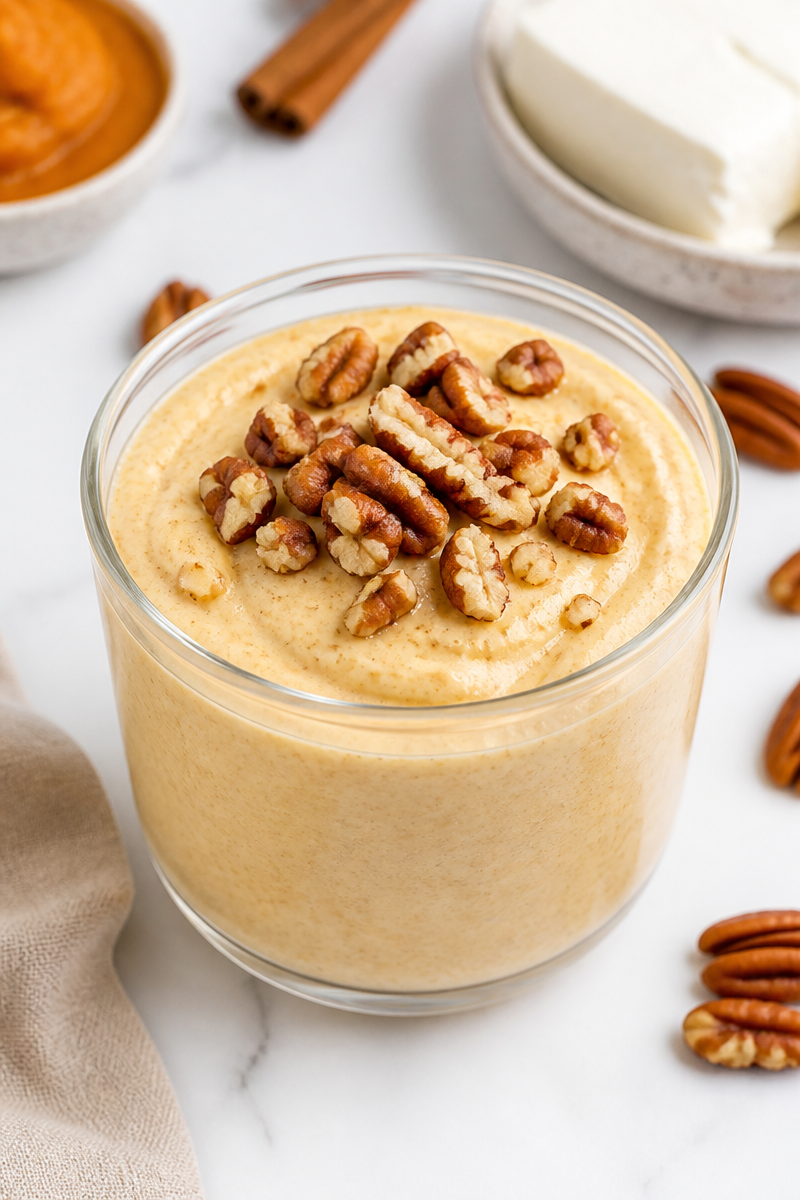 Keto Pumpkin Cheesecake Mousse Cup