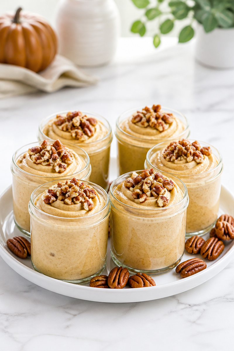 Keto Pumpkin Cheesecake Mousse Cup