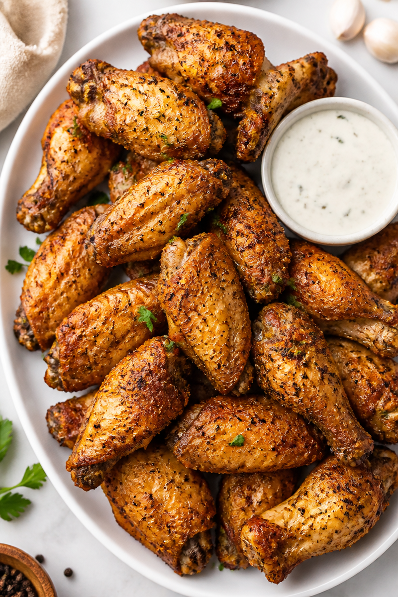 Keto Ranch Chicken Wings Recipe