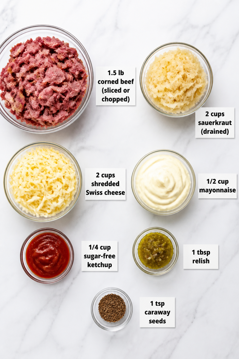 Keto Reuben Casserole Bake Recipe Keto Reuben Casserole Bake Recipe