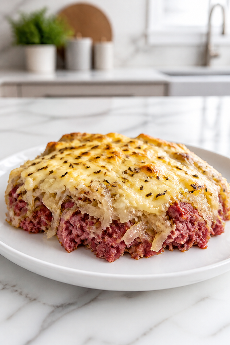 Keto Reuben Casserole Bake Recipe Keto Reuben Casserole Bake Recipe