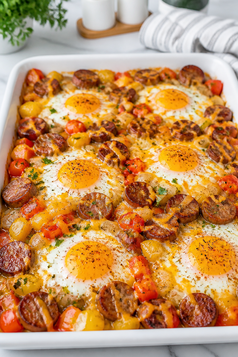 Keto Sausage Breakfast Sheet Pan Keto Sausage Breakfast Sheet Pan