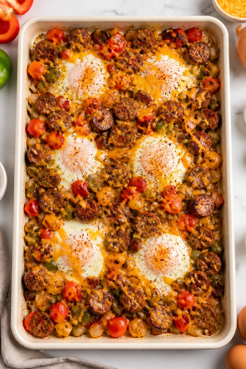 Keto Sausage Breakfast Sheet Pan Keto Sausage Breakfast Sheet Pan