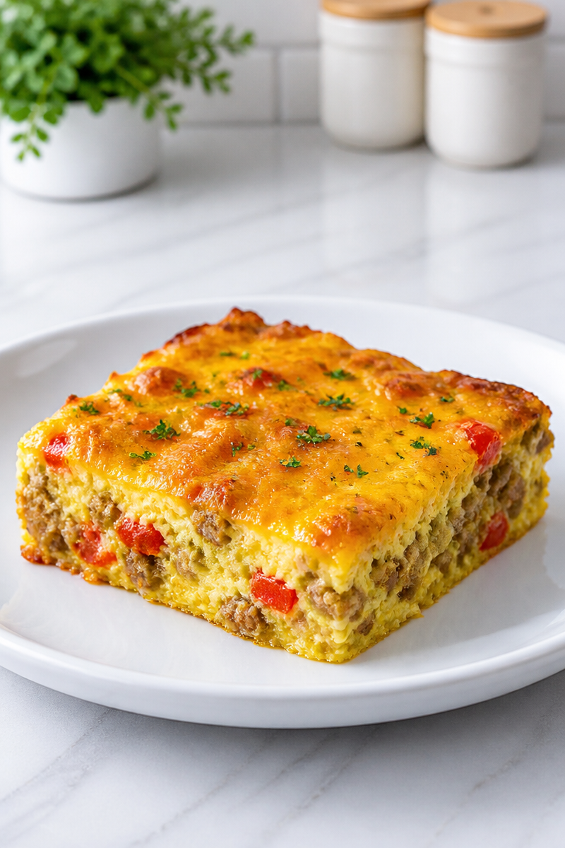 Keto Sausage Egg Breakfast Casserole Keto Sausage Egg Breakfast Casserole