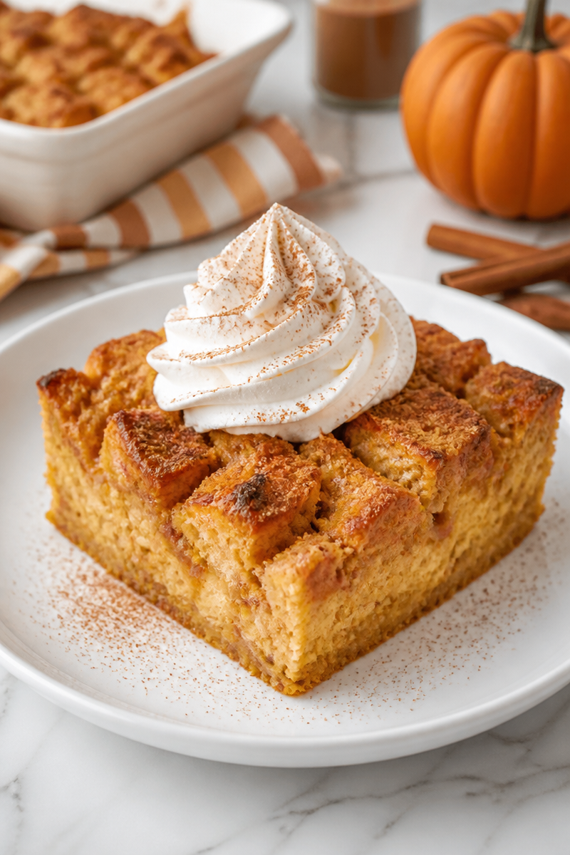 Keto Spiced Pumpkin Bread Pudding Keto Spiced Pumpkin Bread Pudding