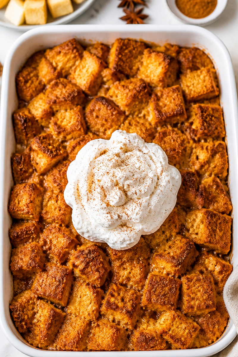 Keto Spiced Pumpkin Bread Pudding Keto Spiced Pumpkin Bread Pudding