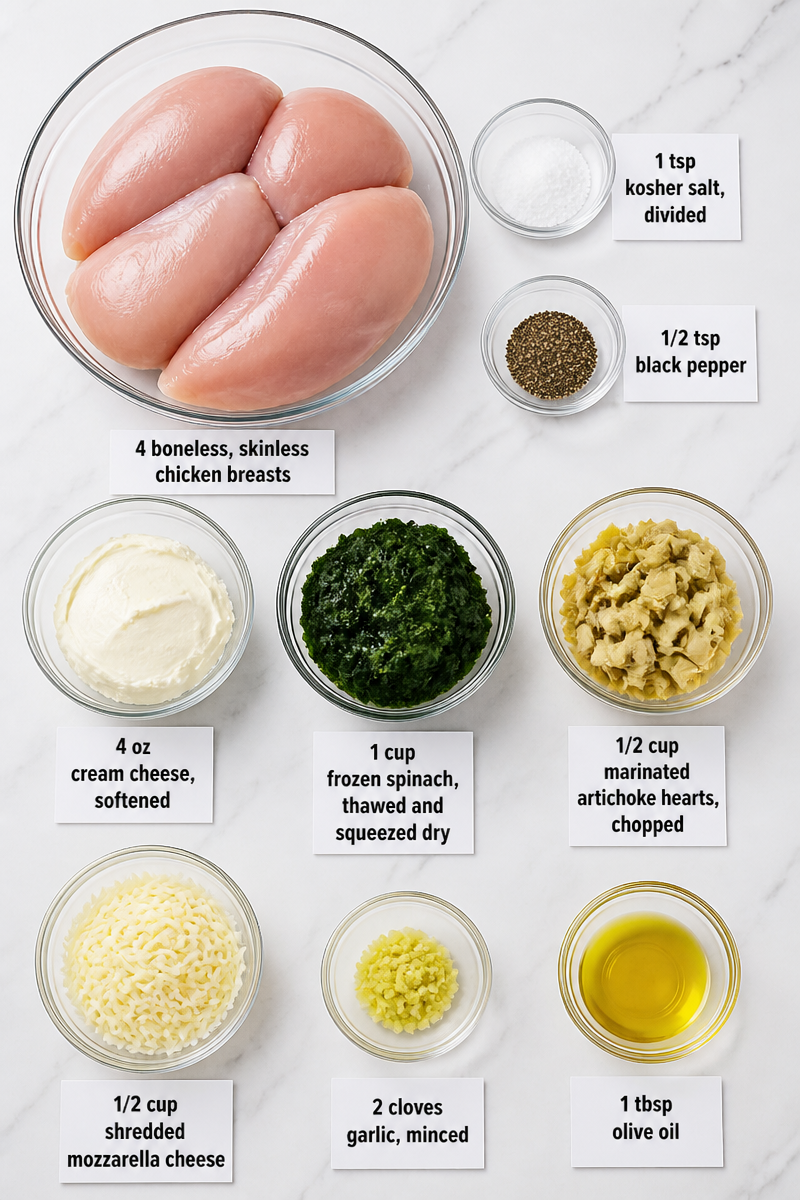 Keto Spinach Artichoke Stuffed Chicken Keto Spinach Artichoke Stuffed Chicken