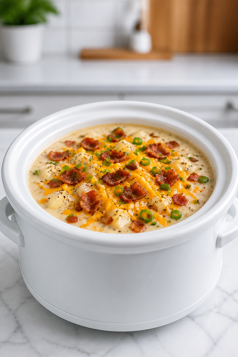 Loaded Baked Potato Soup Crockpot Loaded Baked Potato Soup Crockpot