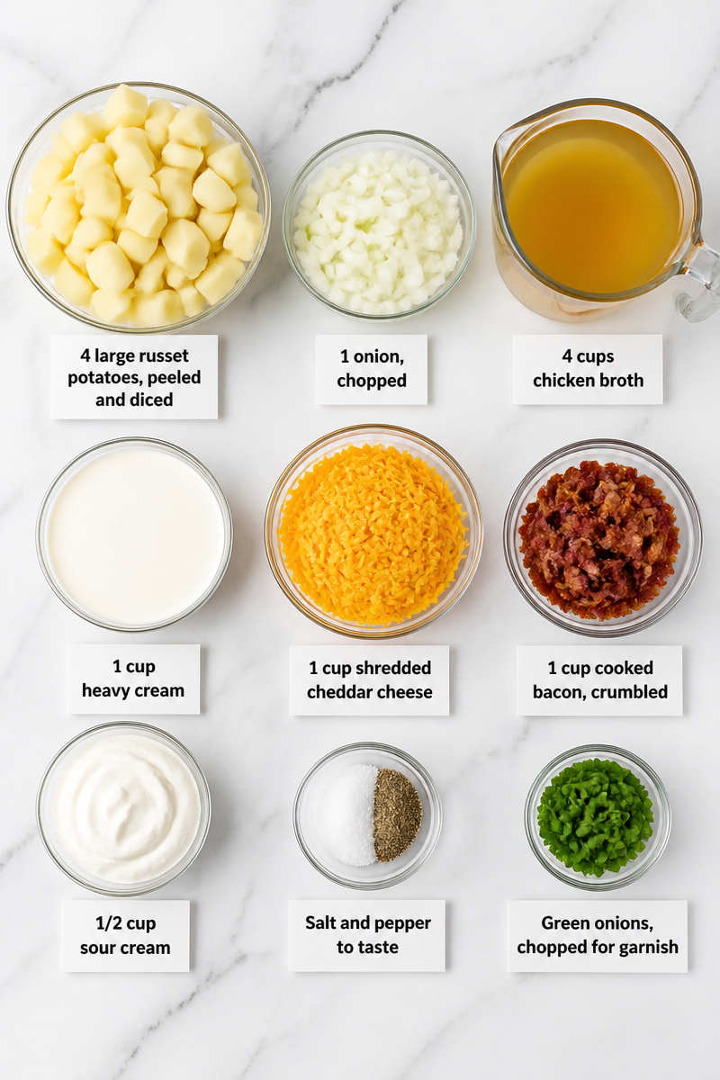 Loaded Baked Potato Soup Crockpot Loaded Baked Potato Soup Crockpot