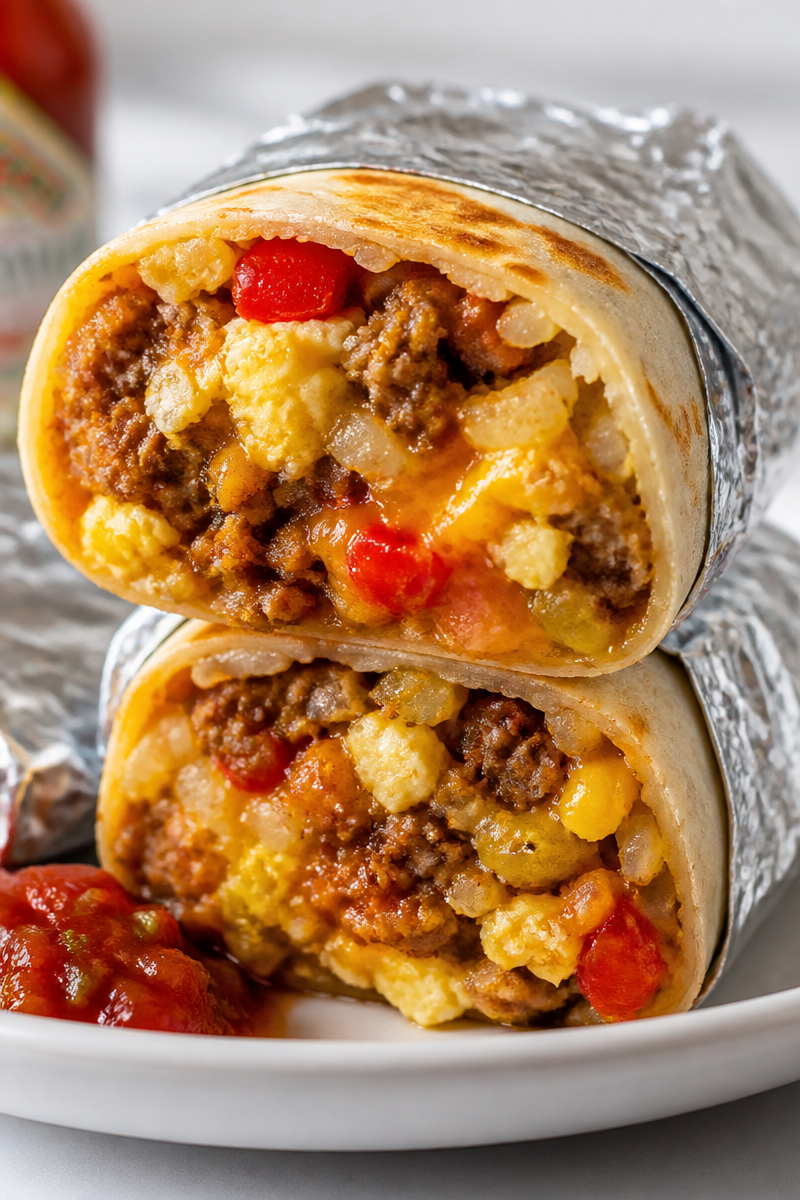 Loaded Breakfast Burrito Freezer Meal Loaded Breakfast Burrito Freezer Meal