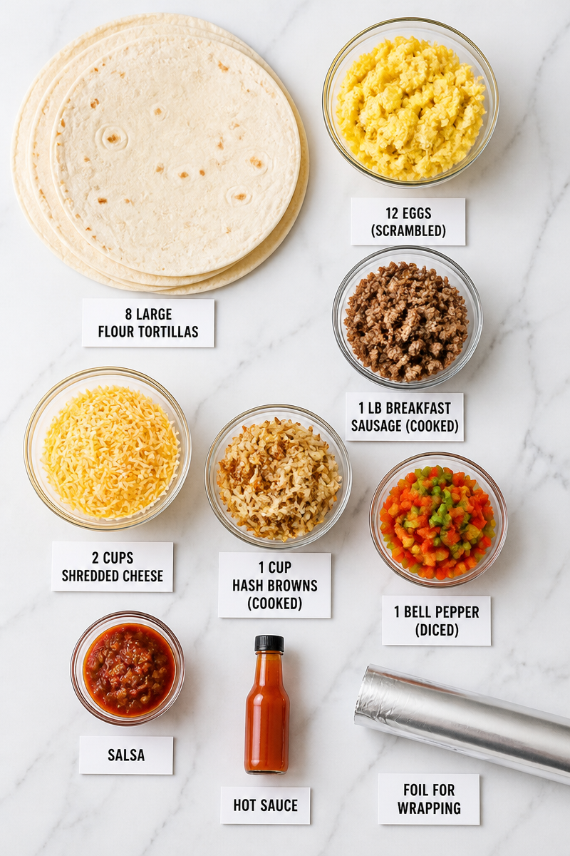 Loaded Breakfast Burrito Freezer Meal Loaded Breakfast Burrito Freezer Meal