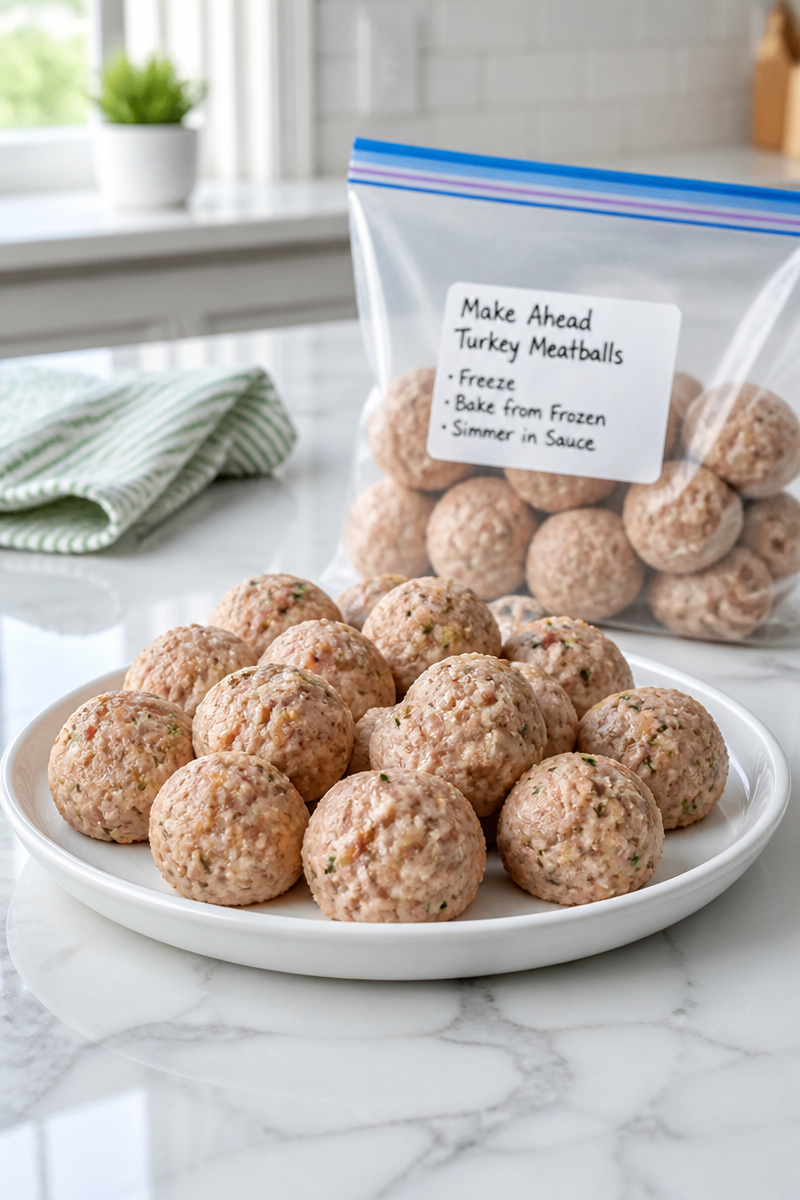Make Ahead Turkey Meatball Freezer Bag Make Ahead Turkey Meatball Freezer Bag