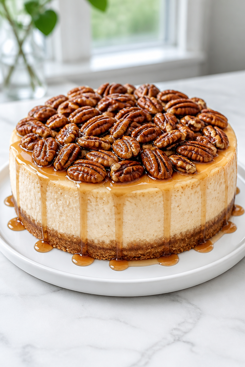 Maple Pecan Cheesecake Fall Flavor