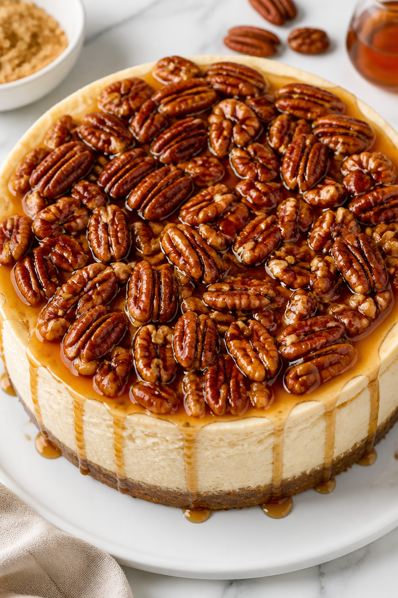 Maple Pecan Cheesecake Fall Flavor