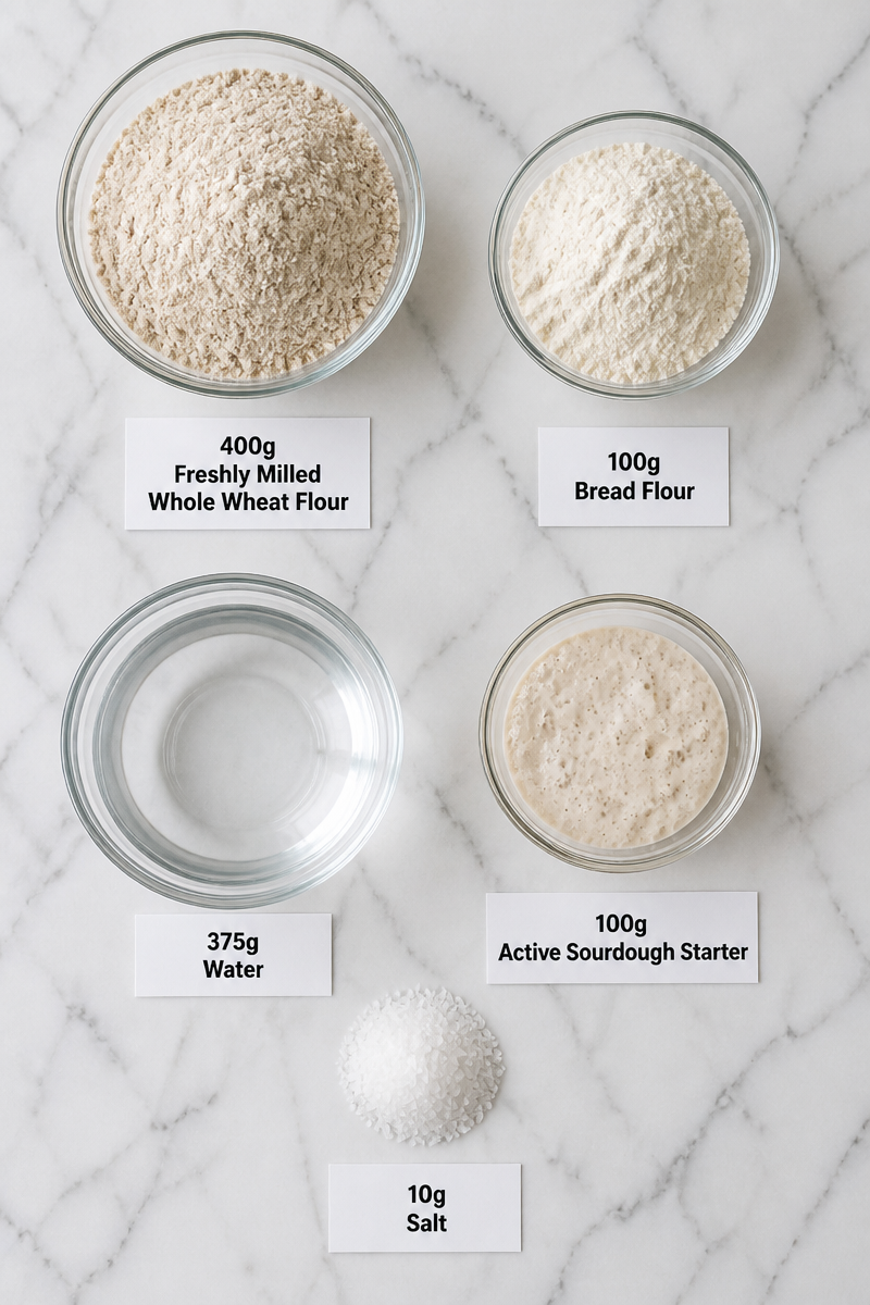Milled Flour Farmhouse Sourdough Boule Milled Flour Farmhouse Sourdough Boule